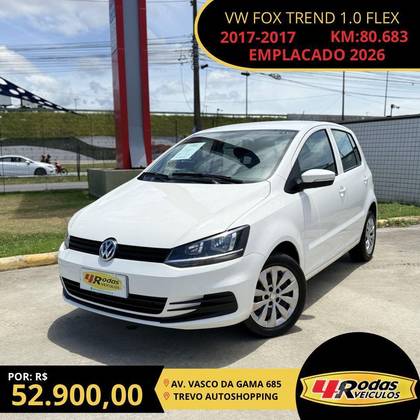 VOLKSWAGEN FOX 1.0 MPI TRENDLINE 12V FLEX 4P MANUAL